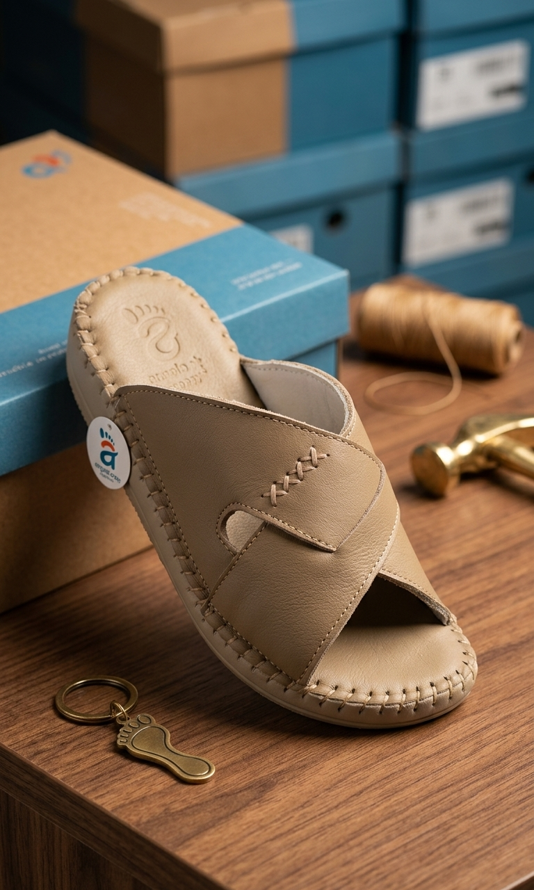 Sabot orthopédique👣 en véritable cuir👌