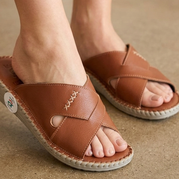 Sabot orthopédique👣 en véritable cuir👌