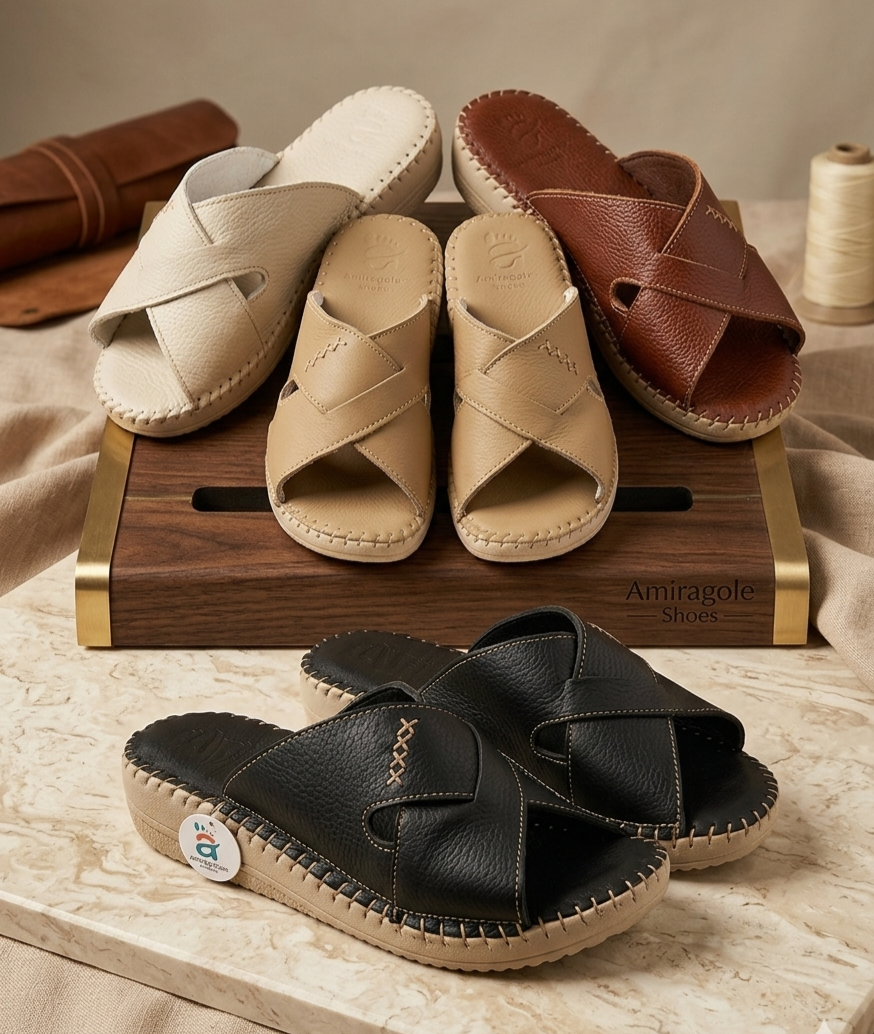 Sabot orthopédique👣 en véritable cuir👌